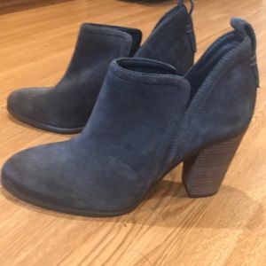 Vince Camino suede ankle boots with 3-in heel